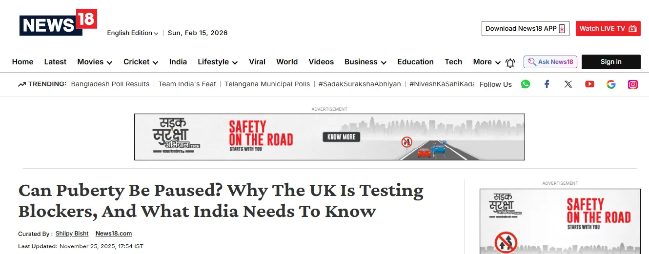 Can Puberty Be Paused? Why The UK Is Testing Blockers, And What India Needs To Know